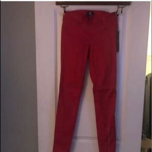 Red jeans size XS